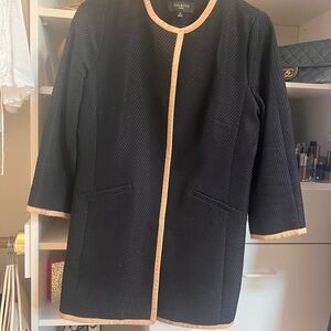 Talbots Black and Tan Blazer